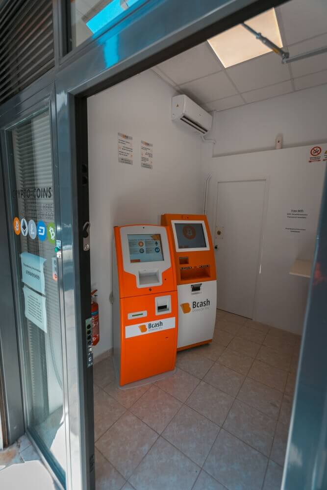 Bitcoin ATM in Athens, Koukaki